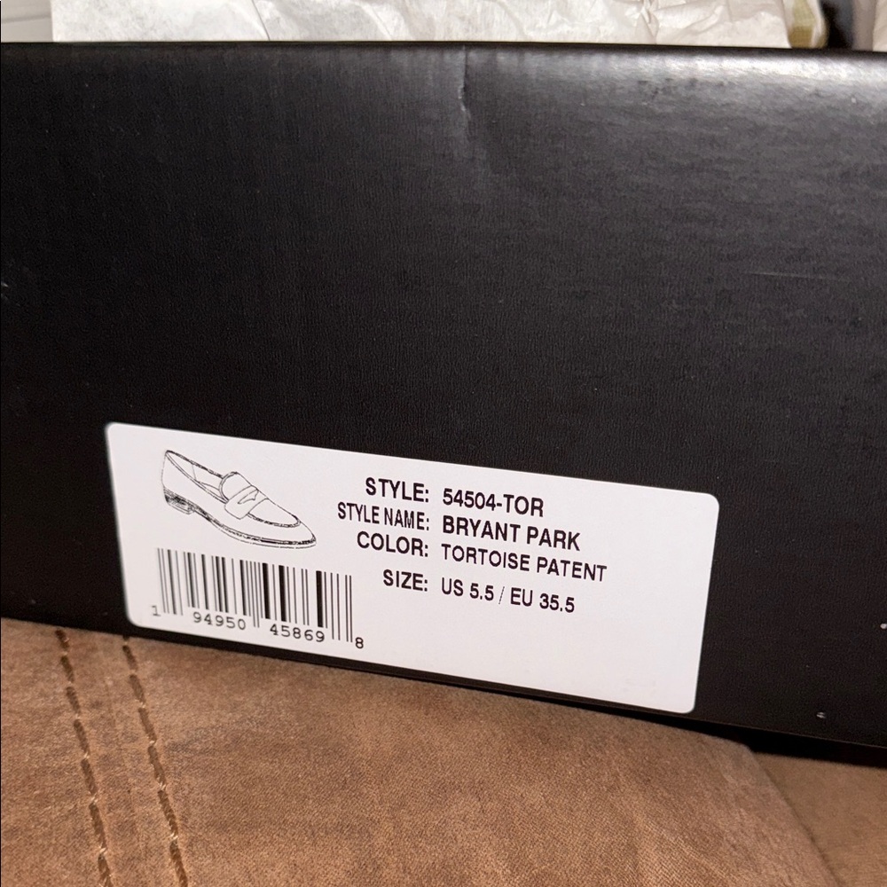 Marc Joseph New York Bryant Park Tortoise Loafers New in Box - Picture 6 of 7